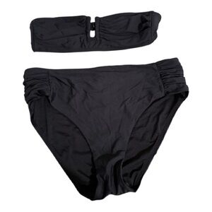 DKNY |  Bandeau Shirred Bikini